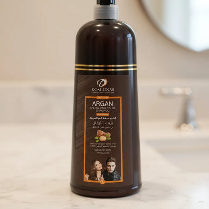 Shampoo Dos Lunas® 420 ml – Fórmula 100% Natural que Cubre Canas en 8 minutos