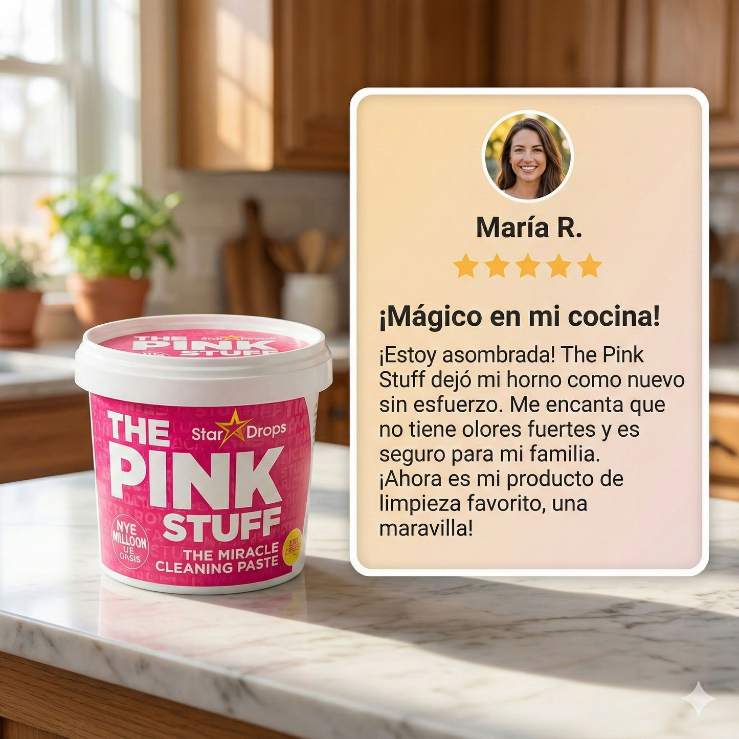 2x1 CleanShine Pro™ - Mantiene tus superficies libres de Bacterias y Grasa.